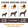 Natural Calming Chews for Dogs with Hemp Oil and Valerian Root Peanut Butter Flavor 180 Chews