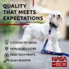 4 Ft Purple Nasa Nylon Dog Leash for Small and Medium Dogs