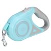 Retractable Dog Leash with Flashlight & Waste Bag Dispenser