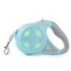 Retractable Dog Leash with Flashlight & Waste Bag Dispenser